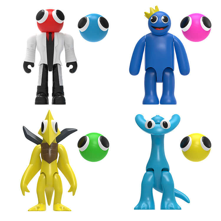 Set 12 Personaggi Sprunki Rainbow Friends In PVC - Statuette Collezionabili 3,5x6,5 Cm Per Bambini E Fan