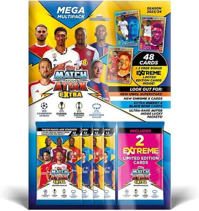 Topps Match Attax Extra 2024 Size: Starter Pack (29 Cards) Trading Card Collection Earthlets