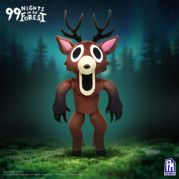 99 Nights In The Forest 12" Deluxe Plush - Deer with DLC Code, detailed plush toy figure of The Deer.