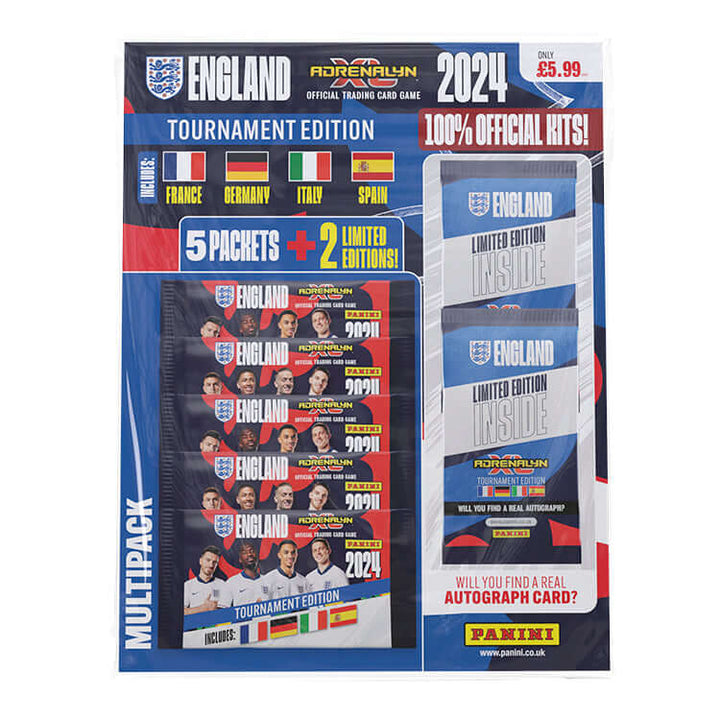 Carte collezionabili dell'edizione ufficiale del torneo England Adrenalyn XL 2024