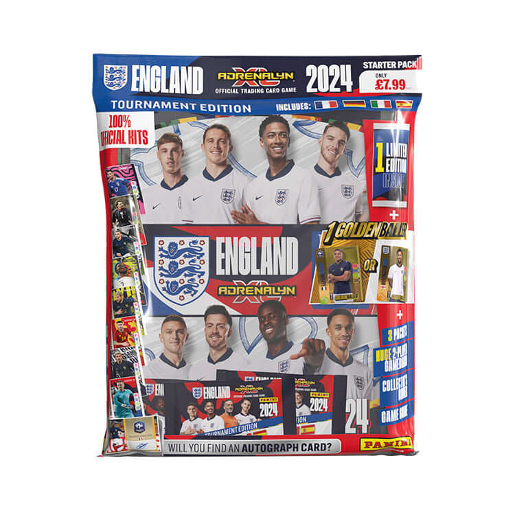 Carte collezionabili dell'edizione ufficiale del torneo England Adrenalyn XL 2024