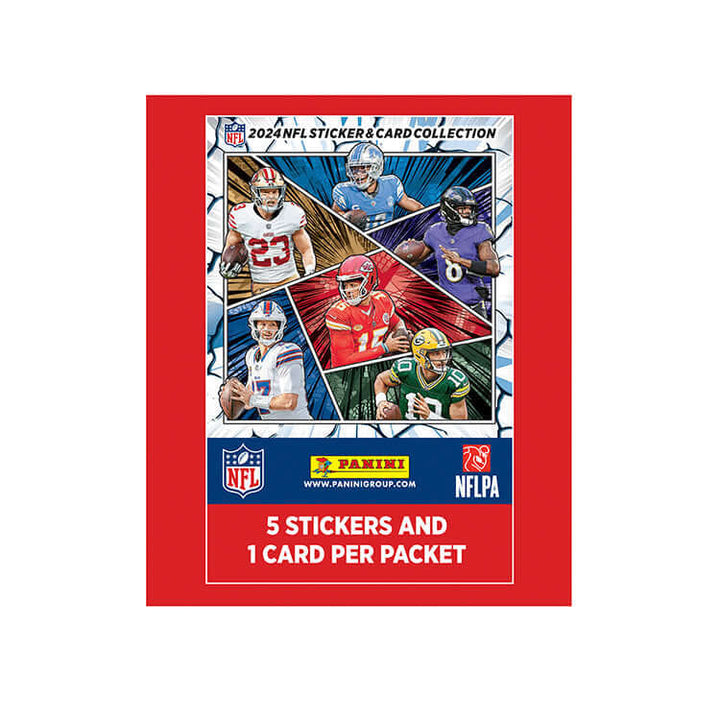 Collezione di adesivi e carte collezionabili NFL 2024/25