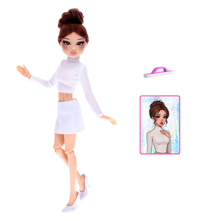 Dress To Impress Lana Fashion Doll Trio Doll Bundle featuring Lana in stylish outfit with accessory.