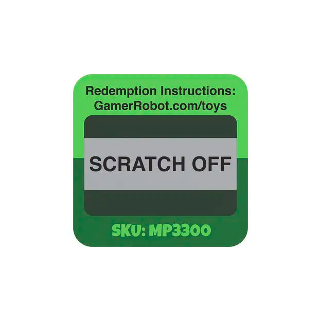 Blox Fruits 8" Collectable Plush Series 3 bonus DLC scratch-off code card with redemption instructions.