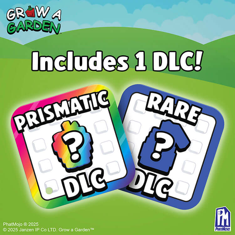 Grow A Garden Series 1 4" Collectable Plush includes 1 DLC Prismatic and Rare icons in colorful design.