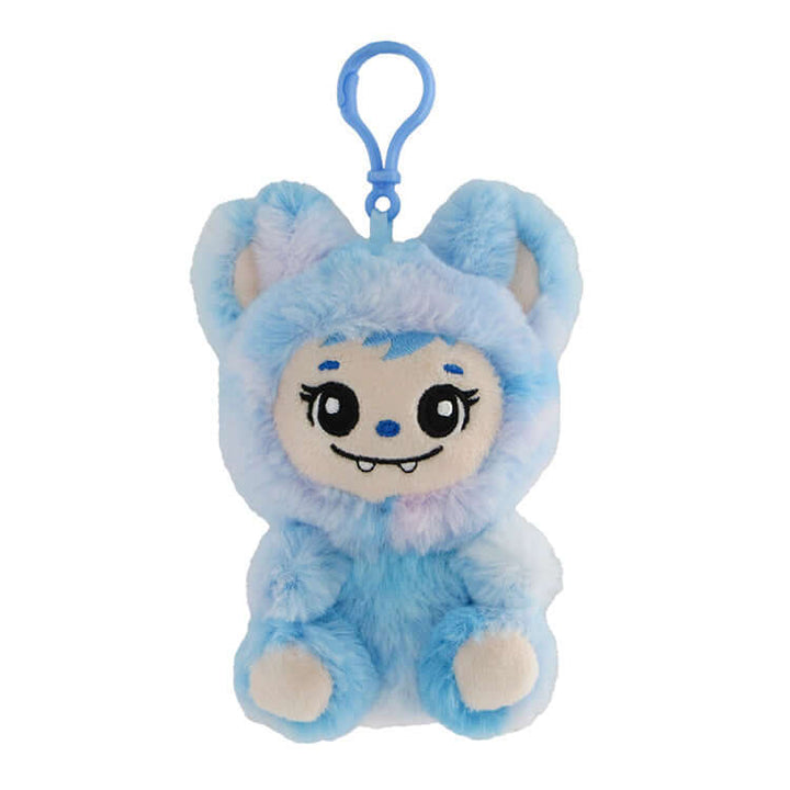 LaBabies Series 2 Sorbet Squad 4" Collectable Plush Keychain Blind Box featuring a blue plush with bunny ears.