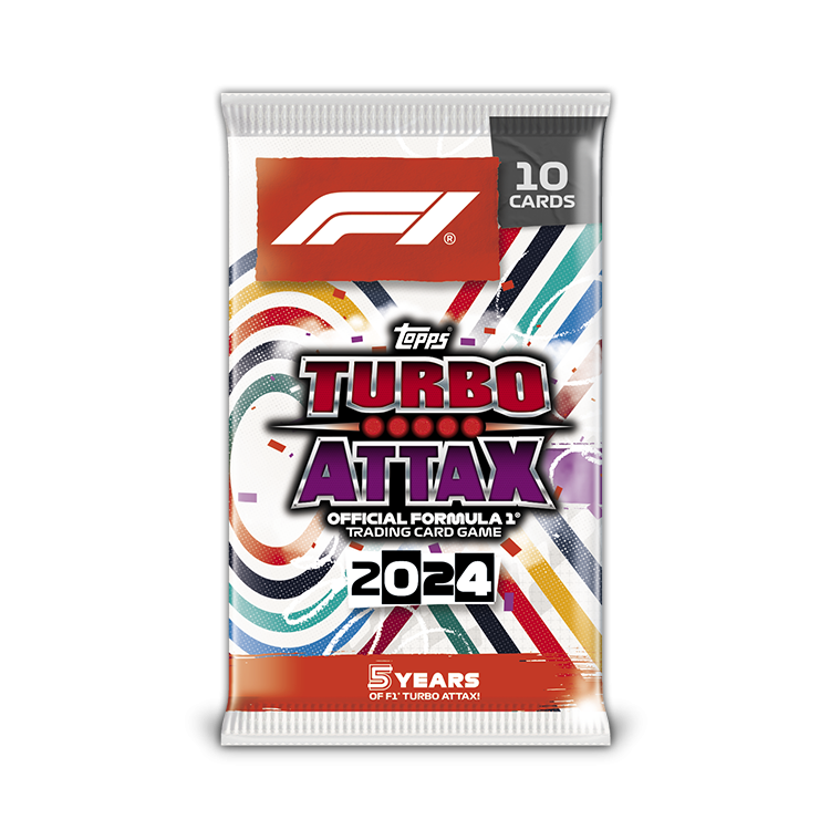 Turbo Attax Gioco di carte collezionabili ufficiale di Formula 1 2024 Eco Value Box