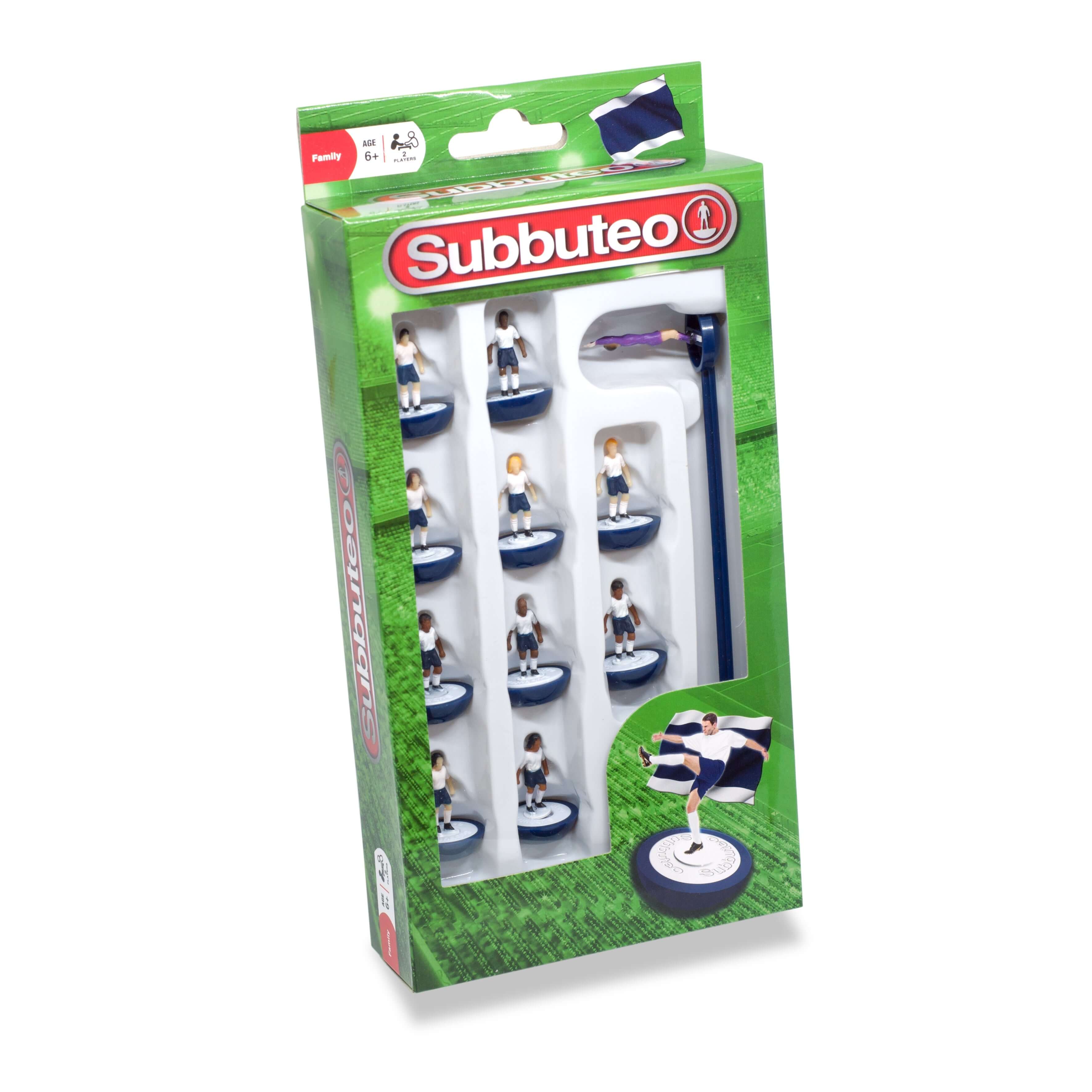 Subbuteo White and Blue Kit Players - Iconic Tabletop Game – Earthlets