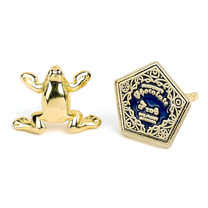Official Harry Potter Chocolate Frog Gold Plated Stud Earrings