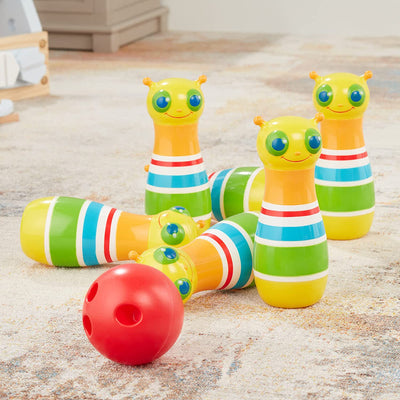 Earthlets.com| Melissa & Doug Sunny Patch Giddy Buggy Bowling Action Game - 6 Bug Pins, 1 Plastic Ball | Earthlets.com |  