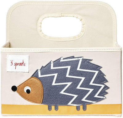 3 Sprouts| Nappy Caddy - Hedgehog | Earthlets.com |  | changing nappy storage