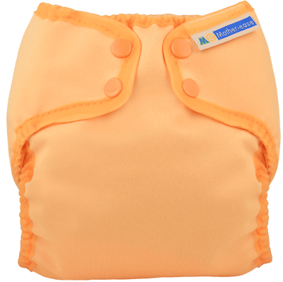 Mother-ease Wizard Uno Organic Cotton - Newborn Colour: Orange reusable nappies Earthlets