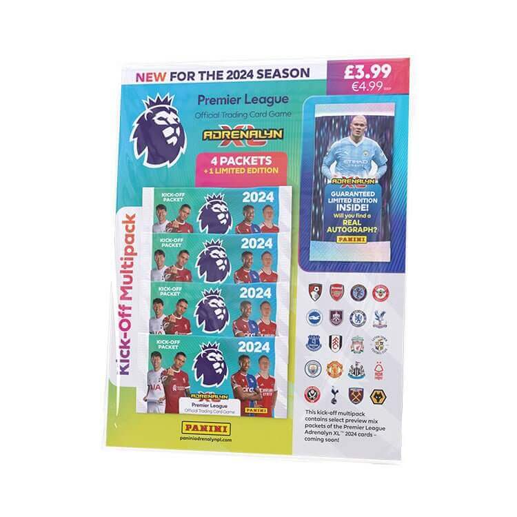 Panini Premier League 2023/24 Adrenalyn XL Product: Starter Pack (3 Packs) Trading Card Collection Earthlets