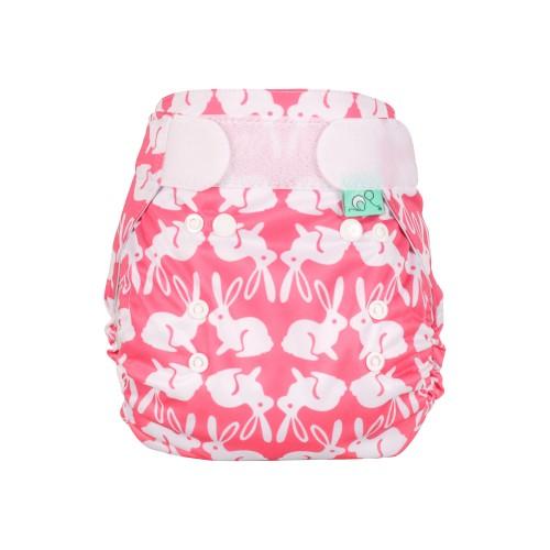 Tots Bots Bamboozle Nappy Wrap Colour: Bummy Wabbit Size: Size 1 (6-18lbs) reusable nappies Earthlets