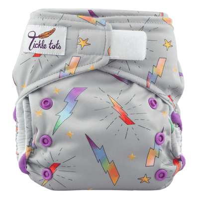 Tickle Tots All-In-One Nappy Colour: Sparks reusable nappies all in one nappies Earthlets