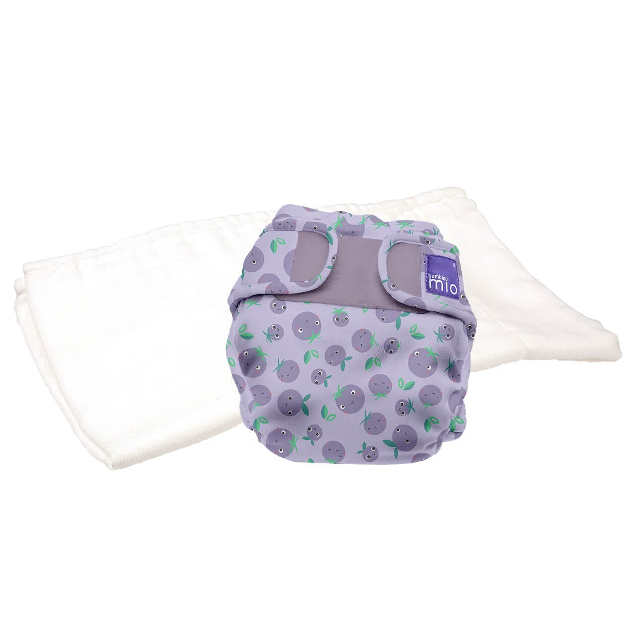 Bambino Mio Mioduo Two-Piece Nappy Size: Size 2 Colour: Apple Crunch reusable nappies Earthlets