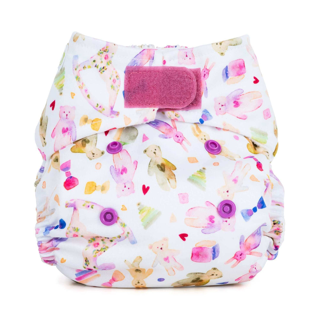 Baba + Boo Newborn Reusable Nappy - Prints Colour: Pebbles reusable nappies all in one nappies Earthlets