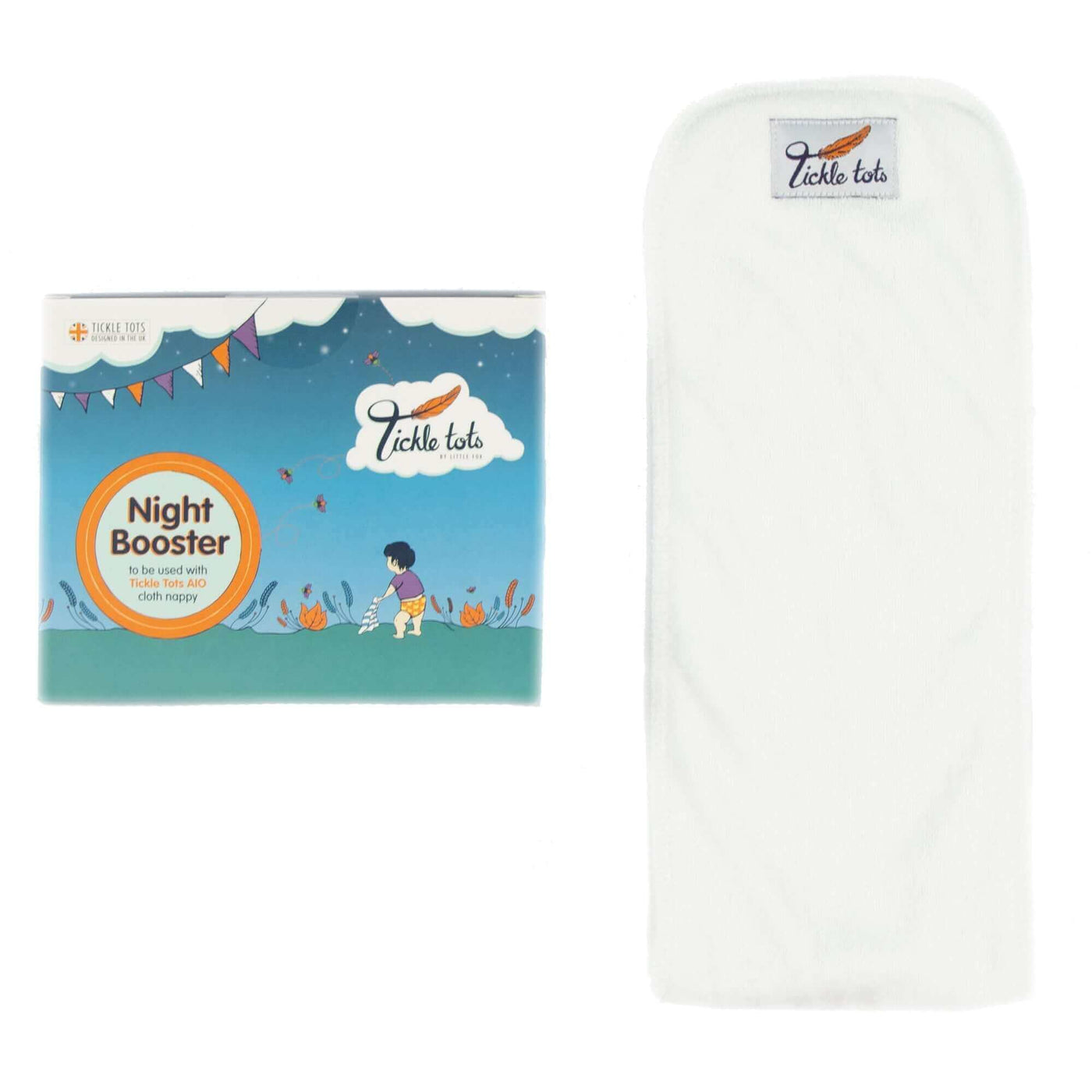 Tickle Tots All-in-one Night Booster reusable nappies liners and boosters Earthlets
