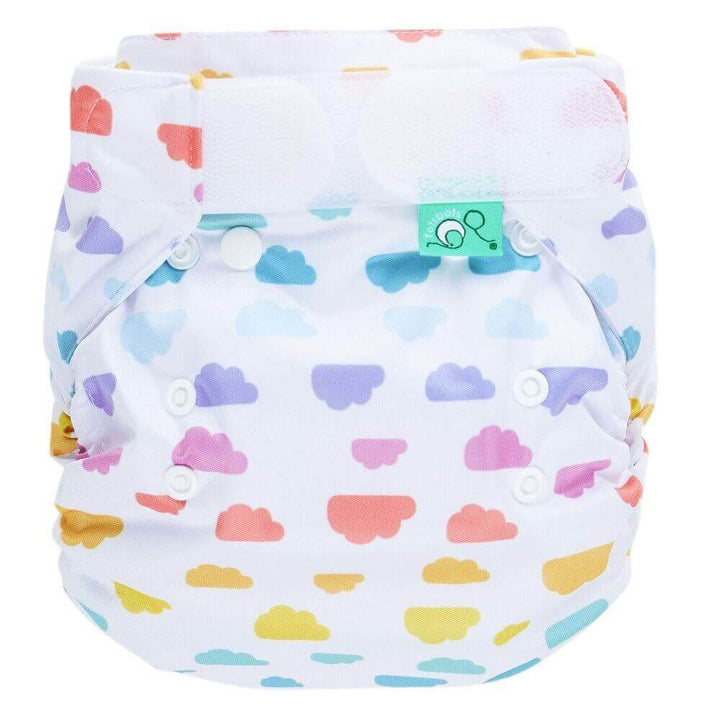 Tots Bots Bamboozle Nappy Wrap Colour: Cloud Nine Size: Size 1 (6-18lbs) reusable nappies Earthlets