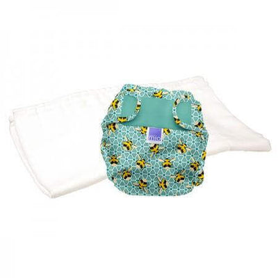 Bambino Mio Mioduo Two-Piece Nappy Size: Size 1 Colour: Butterfly Bloom reusable nappies Earthlets