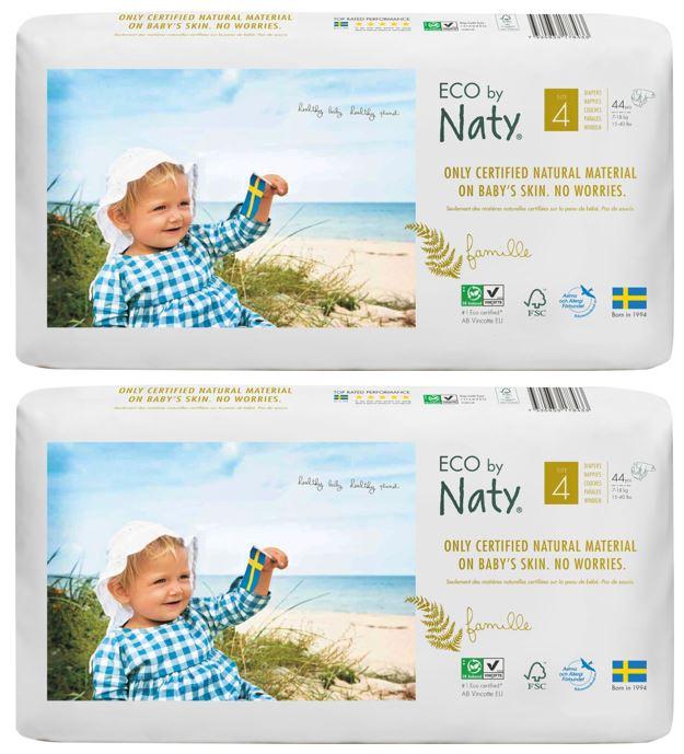 Naty| Size 4 Nappies Eco Pack - 44 pack | Earthlets.com |  | disposable nappies size 4
