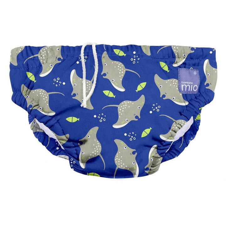 Bambino Mio Nice and Nautical Reusable Swim Nappy Colour: Anchors Away Size: Medium reusable swim nappies Earthlets