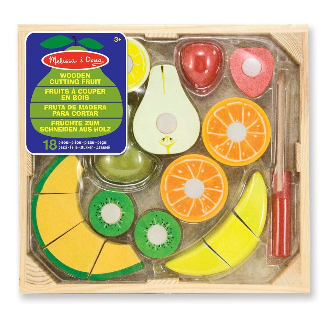 Melissa & Doug Wooden Cutting Fruit play educational toys Earthlets