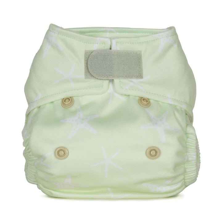 Baba + Boo Newborn Reusable Nappy - Prints Colour: Pebbles reusable nappies all in one nappies Earthlets