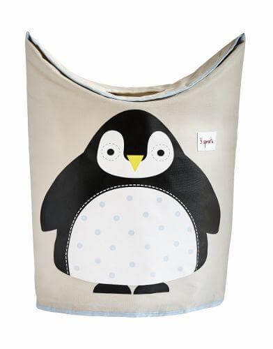 3 Sprouts Laundry Hamper - Penguin furniture storage Earthlets