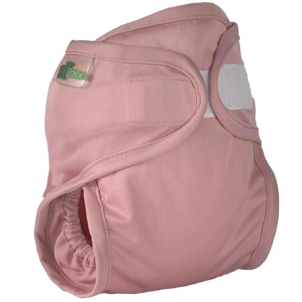 Little Lamb Nappy Wrap Colour: Blush Pink Size: Size 1 reusable nappies nappy covers Earthlets
