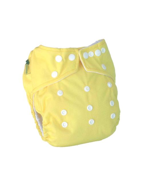 Little Lamb Onesize Pocket Nappy Colour: Primrose reusable nappies all in one nappies Earthlets