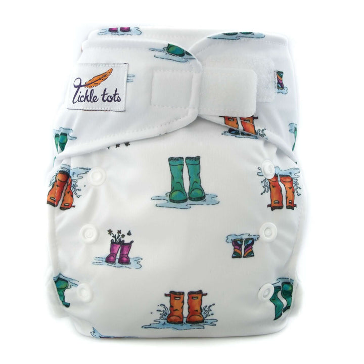 Tickle Tots All-In-One Nappy Colour: Blast Off reusable nappies all in one nappies Earthlets